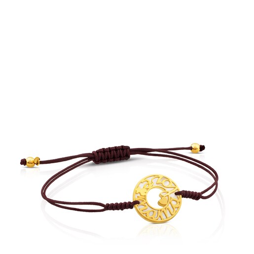 Armband TOUS Mama aus Gold mit Perlmutt