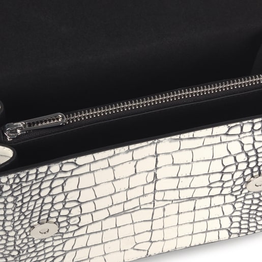 Small black and white Audree Wild Crossbody bag