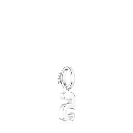 Silver Numbers number 5 Pendant