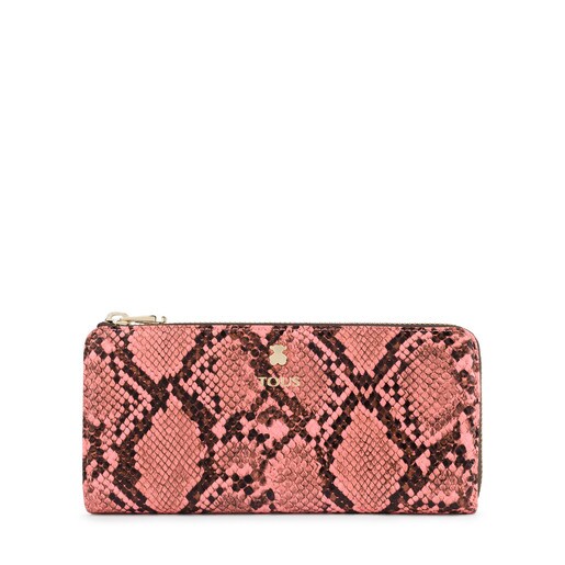 Medium pink Dorp Wild wallet