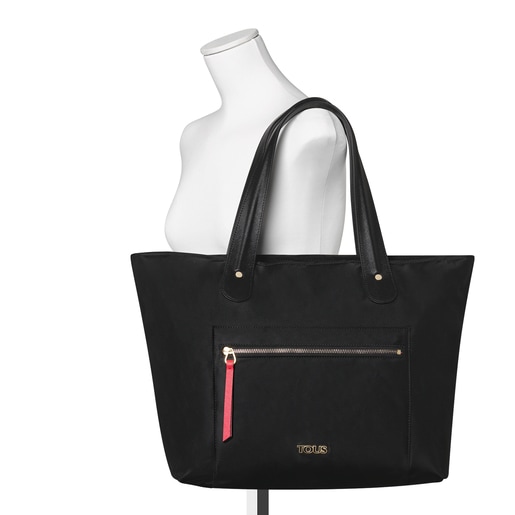 Большая черная сумка-тоут Shelby