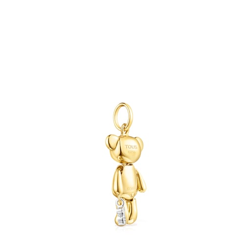 Medium Gold Teddy Bear Pendant with Diamonds – Limited edition