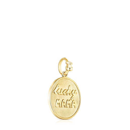 Pendentif TOUS Good Vibes Mama en Or