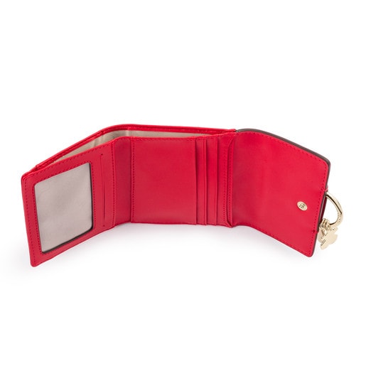 Small red Hold Wallet