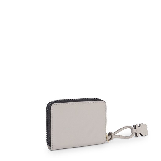 Medium taupe Nylon Doromy Change purse
