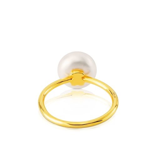 Anillo Sweet con baño de oro 18 kt sobre plata