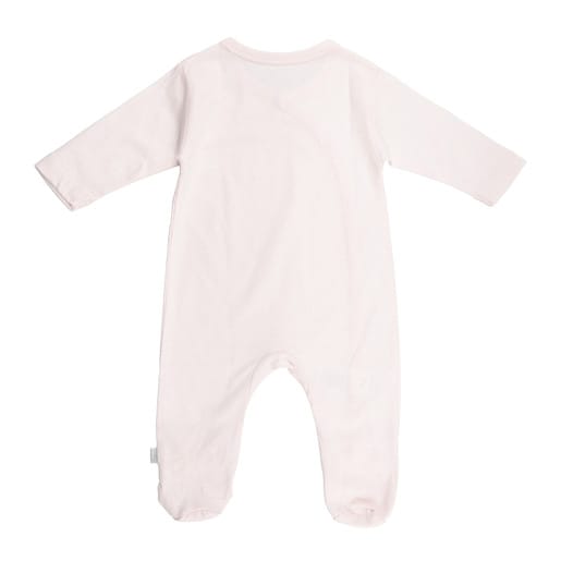 Rise crossover onesie in pink