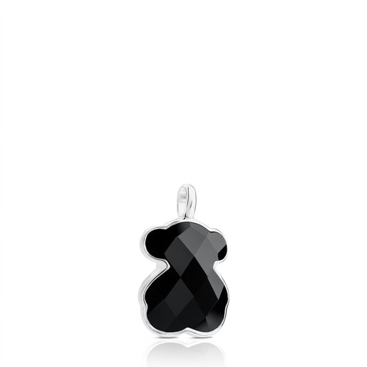 Silver and faceted onyx TOUS Color Pendant