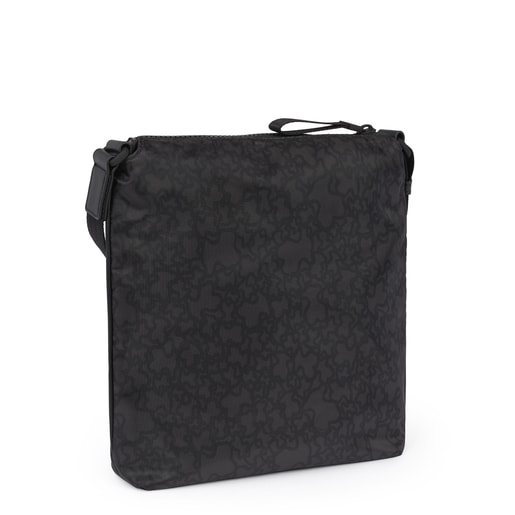 Чернo-серый плоский рюкзак Kaos Mini Sport