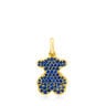 Gold Icon Pendant with Sapphire