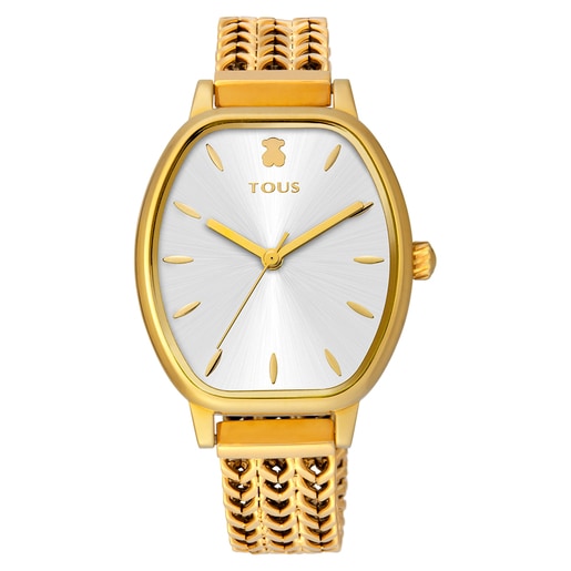 Gold colored IP Steel Osier Watch