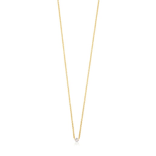 ATELIER Diamonds Necklace in Gold with Rose cut Diamond