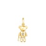 Pingente Teddy Bear Stars de Ouro e Diamantes