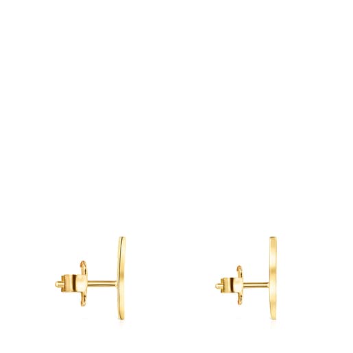Silver Vermeil TOUS Good Vibes cornucopia Earrings
