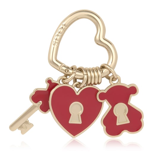 Schlüsselanhänger Love in Rot