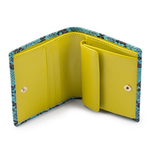 Small blue Dorp Wild wallet