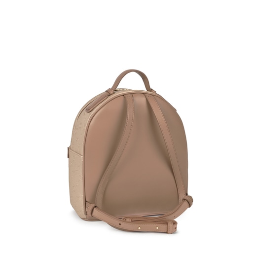 Taupe colored Script Day Backpack