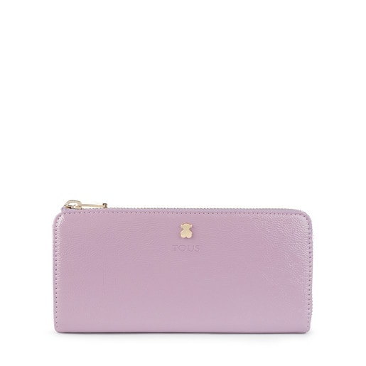 Medium lilac Dorp wallet | TOUS