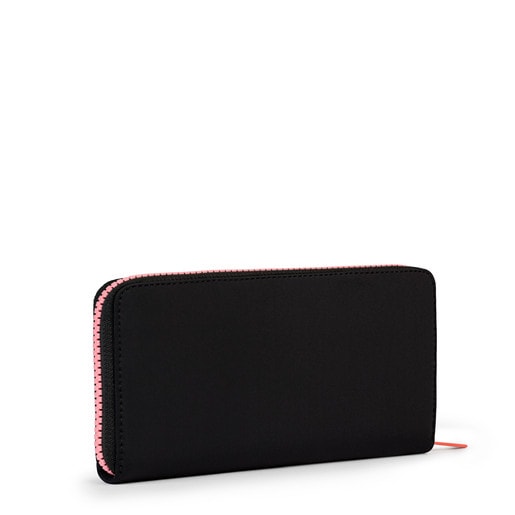 Medium black Nylon Claveli Wallet