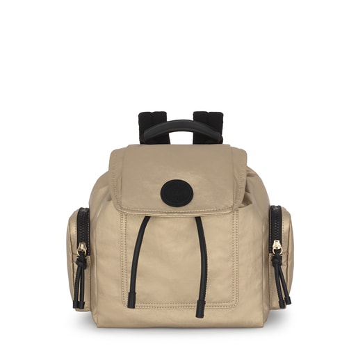 Kleiner goldfarbener Rucksack Doromy