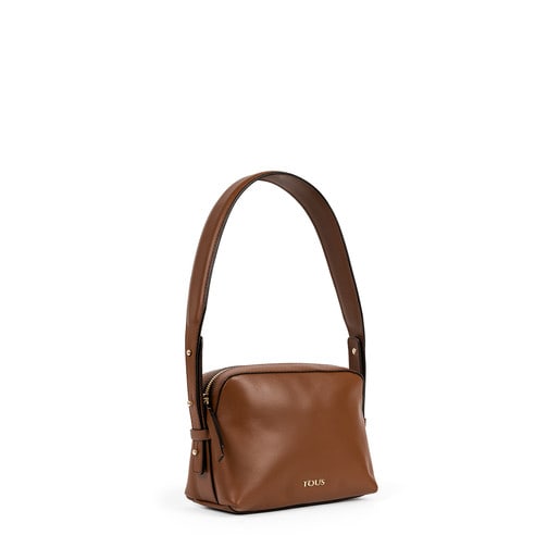 Mini brown Leather Sibil Crossbody bag