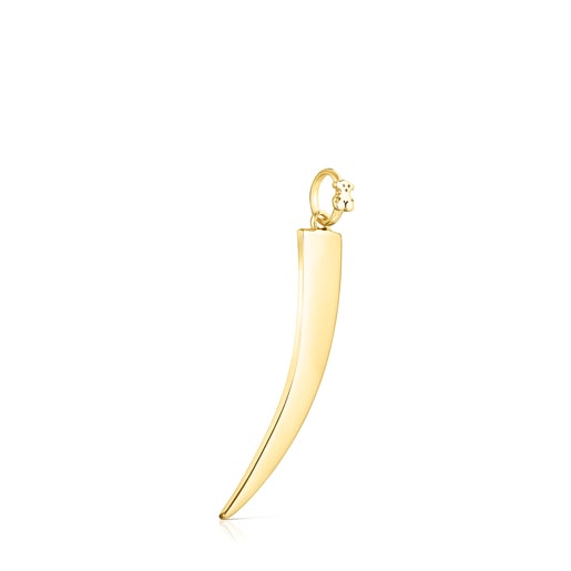 Pendentif TOUS Good Vibes corne en Argent Vermeil