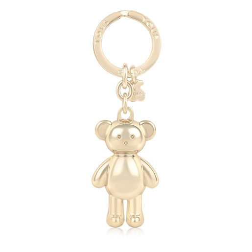 Gold colored Teddy Bear bear Key ring | TOUS