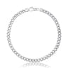 Collaret barbat de plata, 45 cm Chain