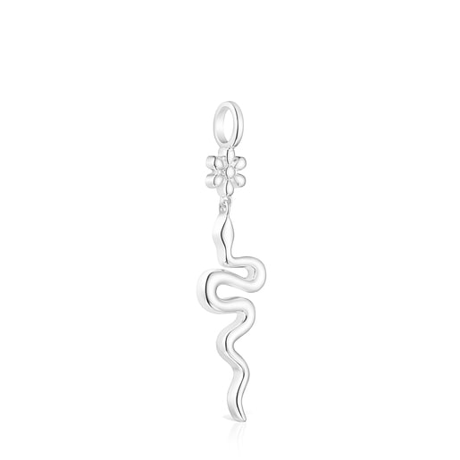 Silver Fragile Nature snake Pendant