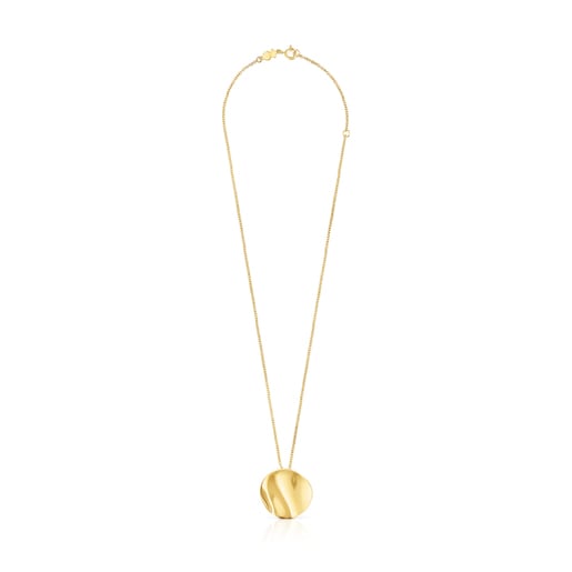 Silver Vermeil Nenufar petal Necklace | TOUS