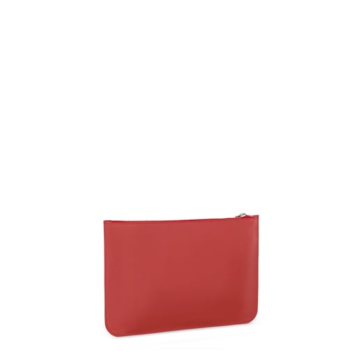 حقيبة يد Dorp صغيرة على هيئة محفظة باللون الأحمر