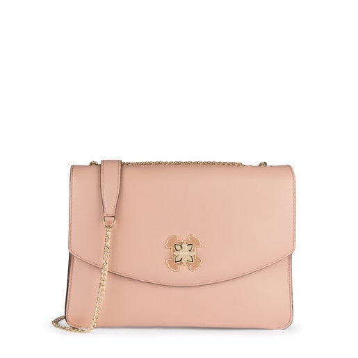 Medium pink Leather Liz Crossbody bag