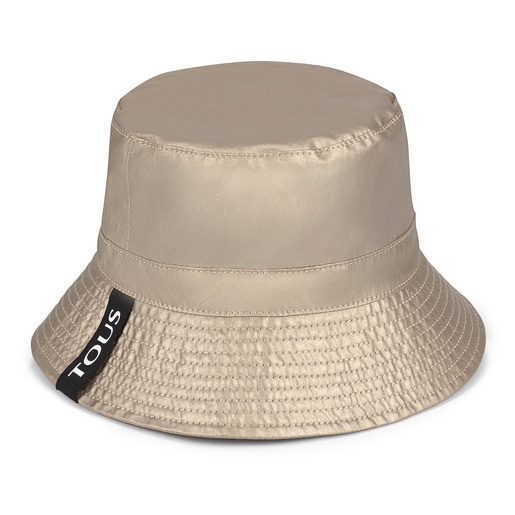 Golden Pleat Up bucket hat | TOUS