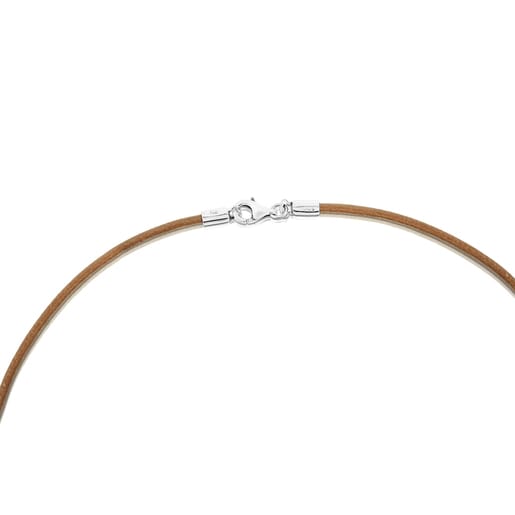 Natural colored Leather TOUS Chokers Choker