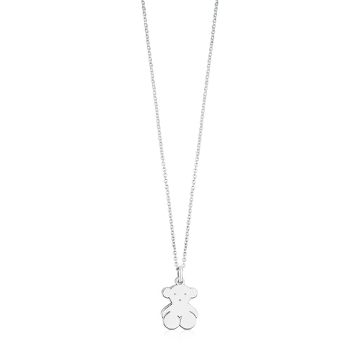 Silver Sweet Dolls large bear Necklace | TOUS