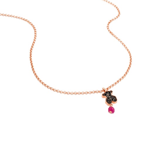 Collier Motif en Vermeil rose