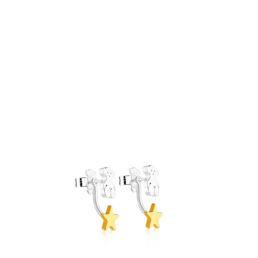Silver and Vermeil Silver Lord Earrings