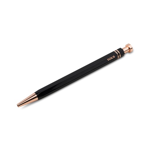 Stylo Camee de couleurs noir et IP rose