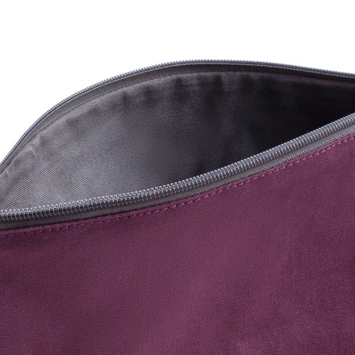 Τσάντα μεσαίου μεγέθους Kaos Shock Διπλής όψης σε χρώμα μπορντό-γκρι