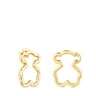 Boucles doreilles Hold ourson petites en Or Vermeil