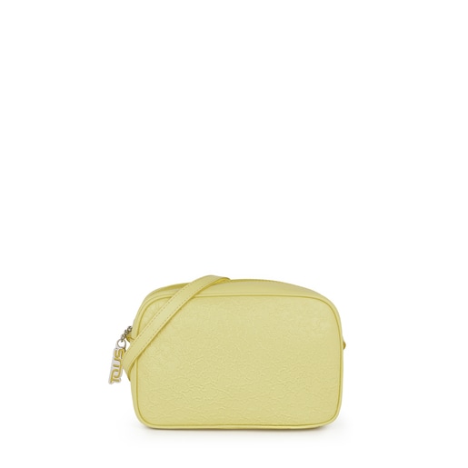 Sac à bandoulière Sira petit jaune en cuir