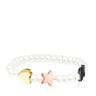 Pulseira Sweet Dolls em Pérolas com Prata Vermeil, Prata Vermeil rosa e Prata Dark Silver
