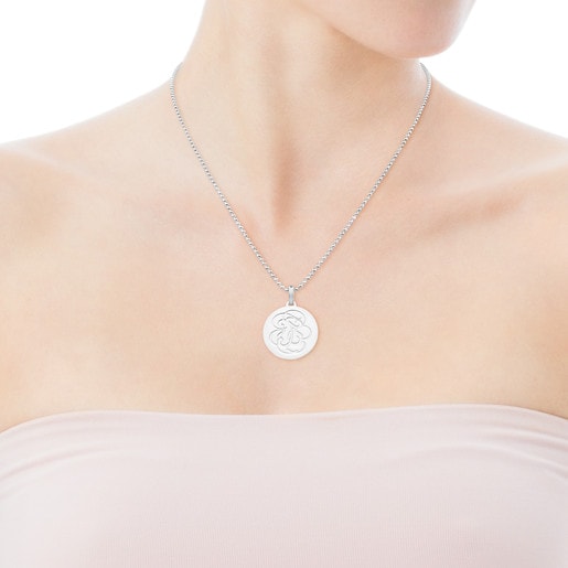 Silver Rubric Pendant