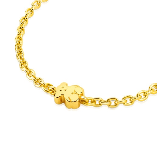 Gold Sweet Dolls Bracelet Bear motif