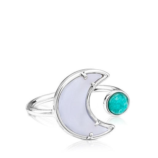 Silver Lune Cherie Ring with Gemstones