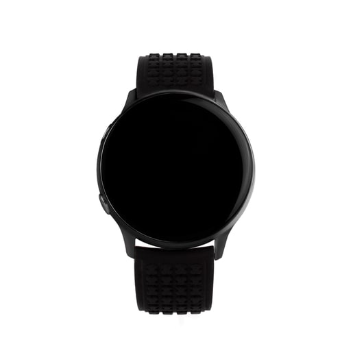Reloj smartwatch Samsung Galaxy Active for TOUS de acero IP negro con correa de Caucho negra