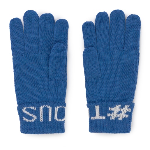 Blue Tous Lovers gloves