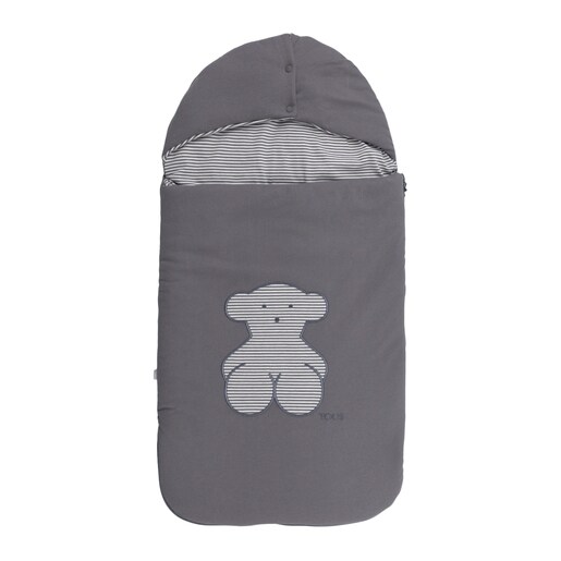 Sac Bear ratllat gris