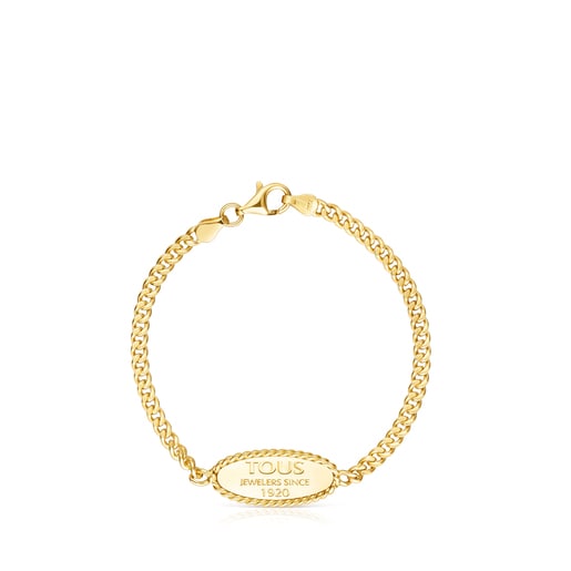 Pulsera Minne TOUS con baño de oro 18 kt sobre plata