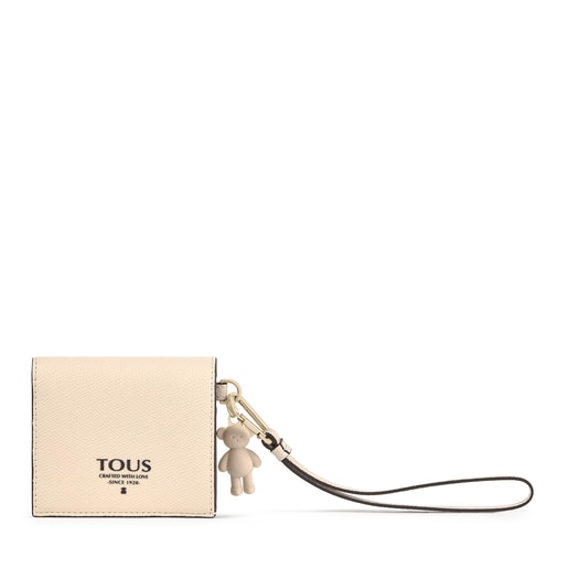 Billetera pequena Tous Pop beige